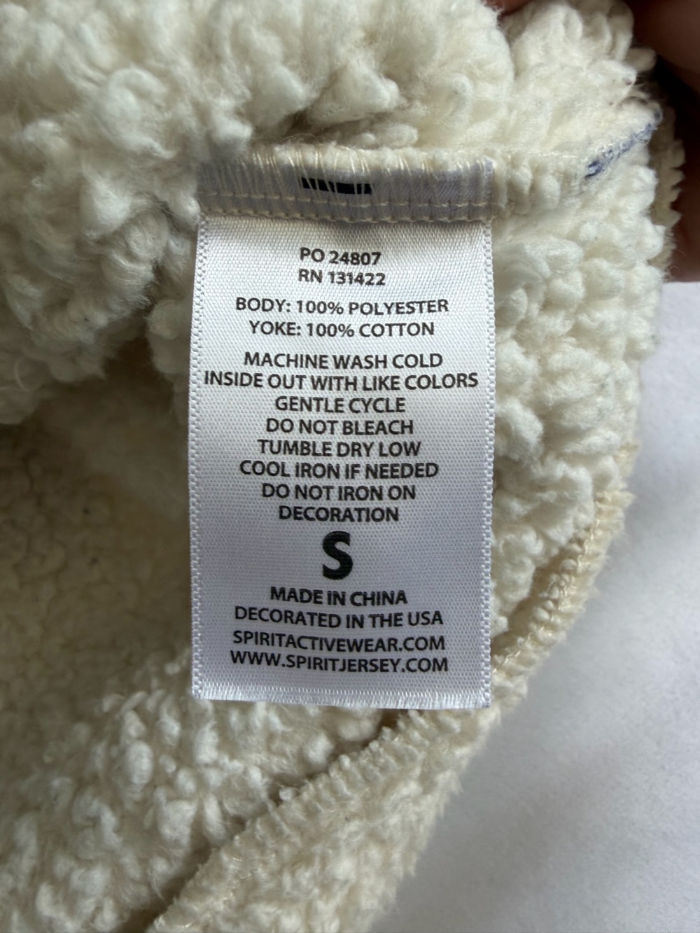 Spirit Jersey Killington Vermont Cozy Sherpa Gray White Sweatshirt Apres Ski - Picture 11 of 13